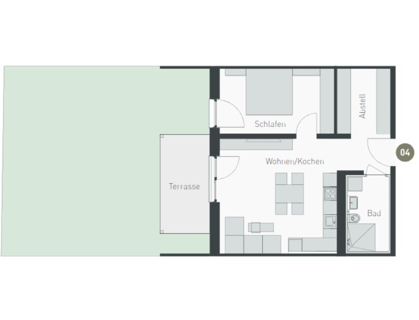 Grundriss Wohnung 4