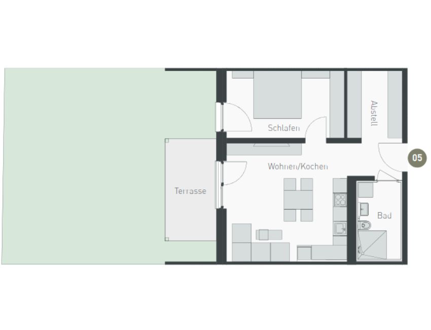Grundriss Wohnung 5